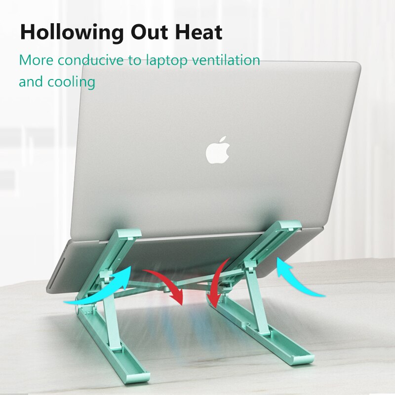 Portable Laptop Stand Adjustable Foldable Support iPad Notebook Stand For Macbook Pro Computer Laptop Holder Cooling Base Riser
