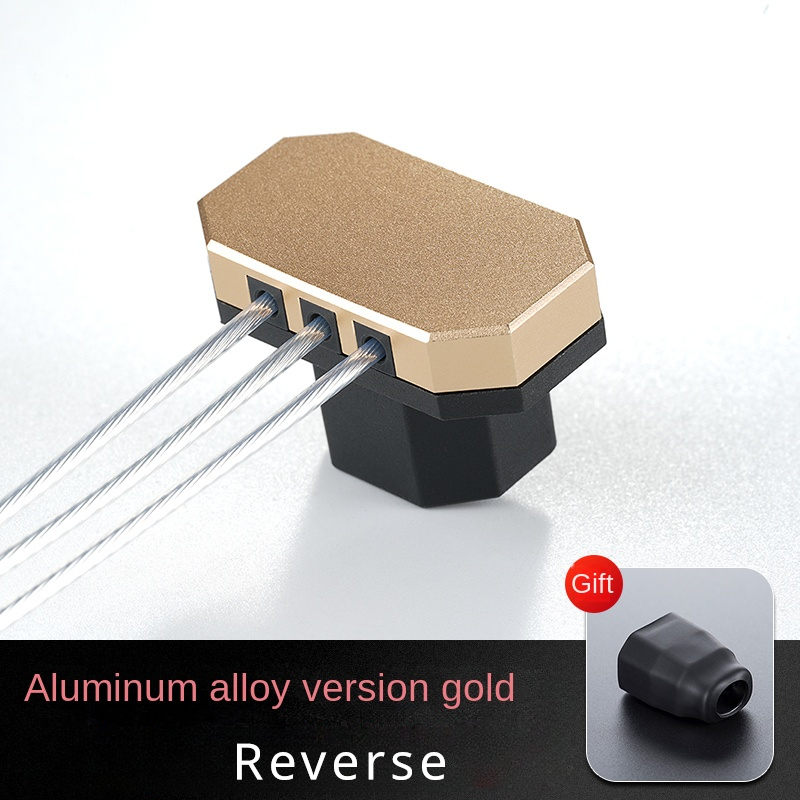 Acrylic Aluminum Alloy Power Supply Extension Cable 90 Degree Elbow Three Hole Ultra-thin Male to Female Plug C13 to C14 for PC: Gold / 1m