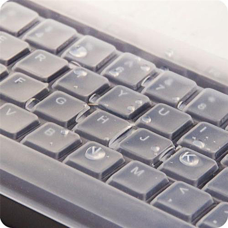 1PC Universal Silicone Desktop Computer Keyboard Cover Skin Protector Film Cover Dust-proof Waterproof Film