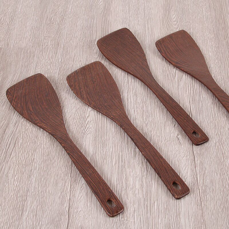 Non-stick Houten Spatel Kip Vleugel Hout Spatel Koken Schoppen 33Cm Lange Handvat Hout Koken Schop