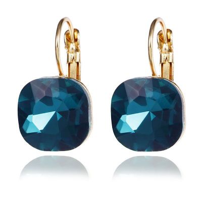 3D Blue Crystal Oor Gesp Paars Acryl Oorbellen Voor Vrouwen Fit Voor Summerjewelry Бижутерия Для Женщин Свадебные Серьги: 6