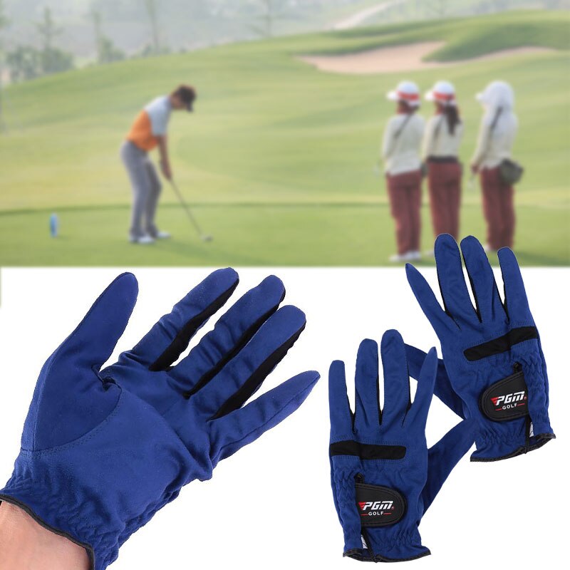 Men's Premium Blue Cabretta Soft Golf Gloves Glove Size 23 24 25 26 27 yards