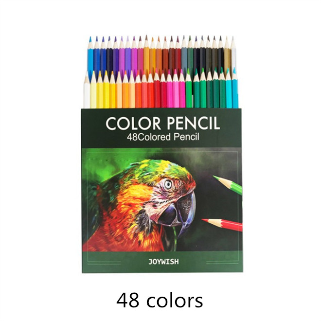 JOYWISH 72 colored Pencil Lapis De Cor Professionals Artist Painting Oil Color Pencil For Drawing Sketch Art Supplies: 48 colors