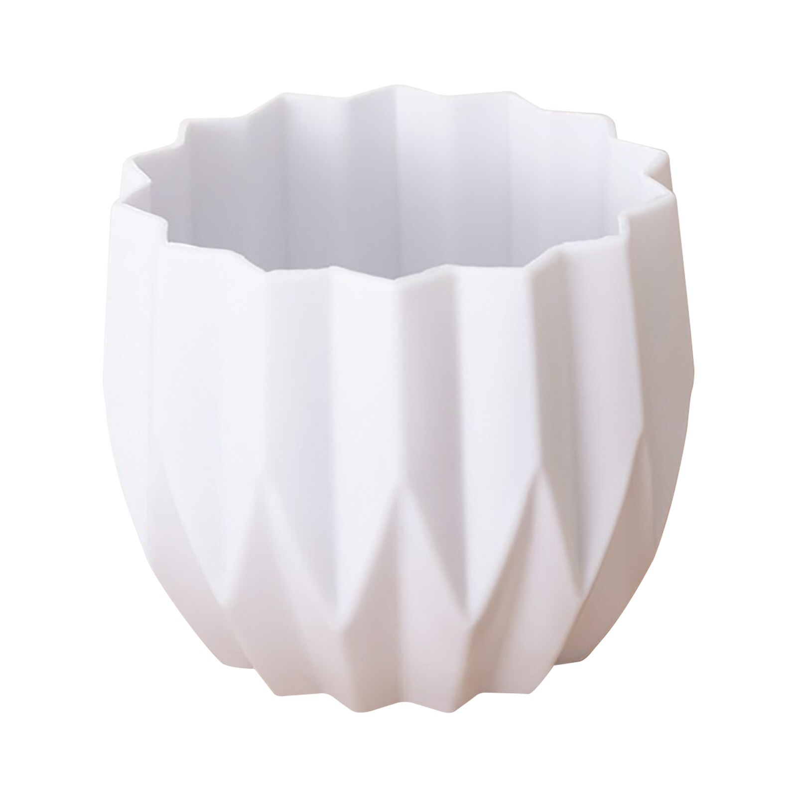 Hogar Oficina Decoración macetas para plantas flores interior jardín planta suculenta olla pequeña plantador de plantas en macetas: White