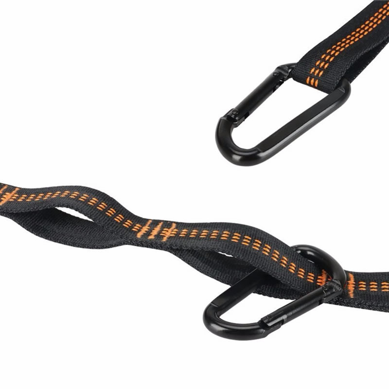 Electrophoretic Black Strong Load-bearing 230kg D Carabiner Spring Snap Clip Hooks Swing Safety Buckle Climbing Carabiner