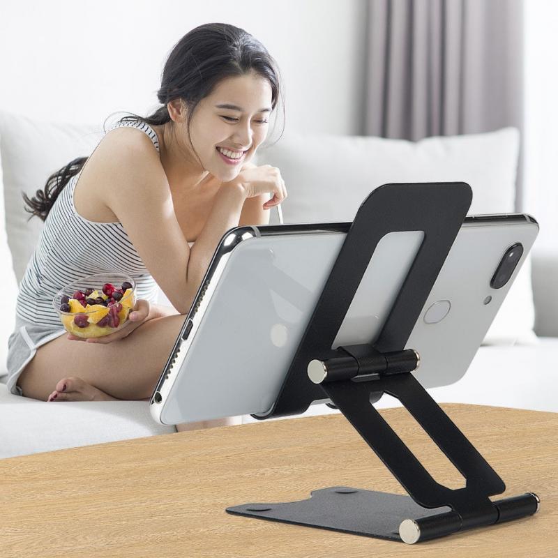 Universal Desk Cell Phone Tablet Holder Folding Adjustable Stand Bracket Phone Stander Desktop For Xiaomi Huawei
