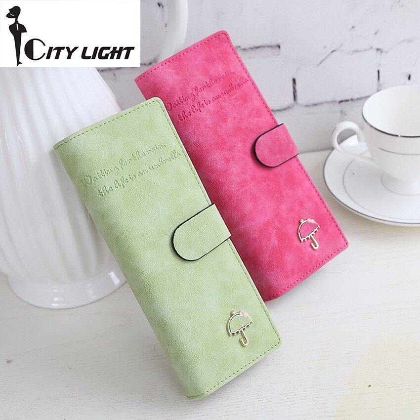 kommen nubuk 55 karten Position große kapazität frauen brieftasche karte geldbörse für freies