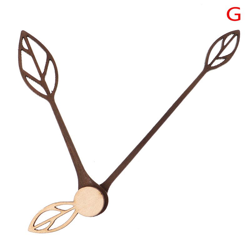 1 set houten wijzers diy wandklok wijzers 10 12 inch klok walnoot houten naald kwartsklok vervangende onderdelen accessoires: G