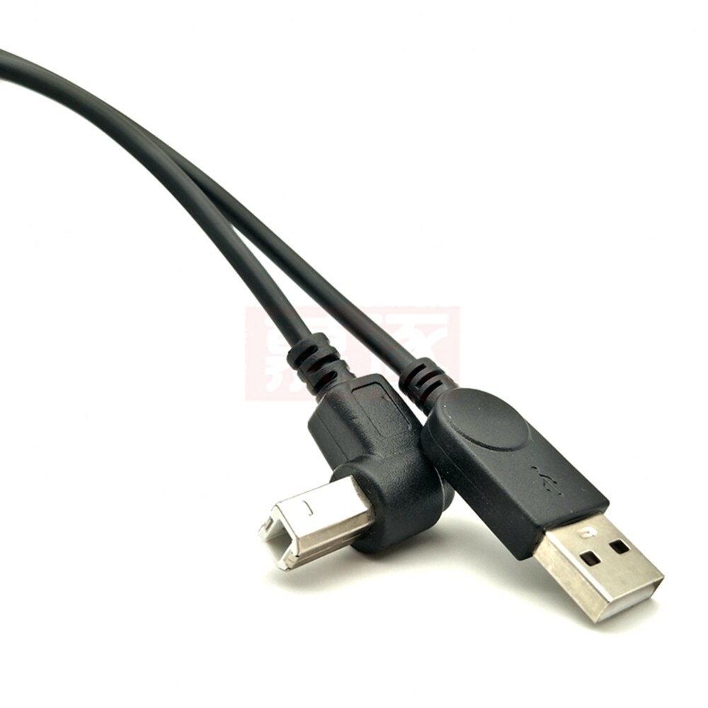 Usb 2.0 a han til usb b han type b bm op&amp;ned&amp;højre &amp; venstre vinkel printer scanner 90 graders kabel 100cm 150cm bm vinklet c