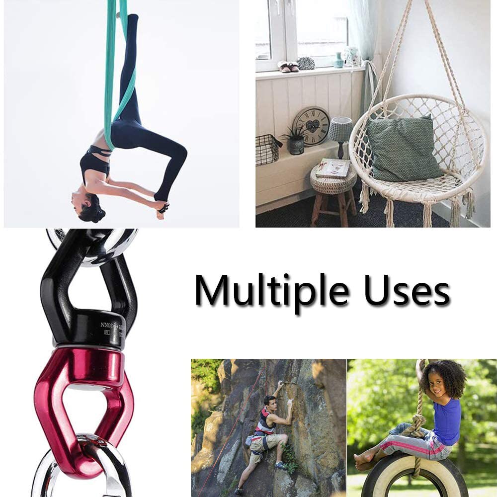 Safety Rotational Device Swivel Rotator for Rope Climbing Hammock/Swing Setting/Aerial Dance