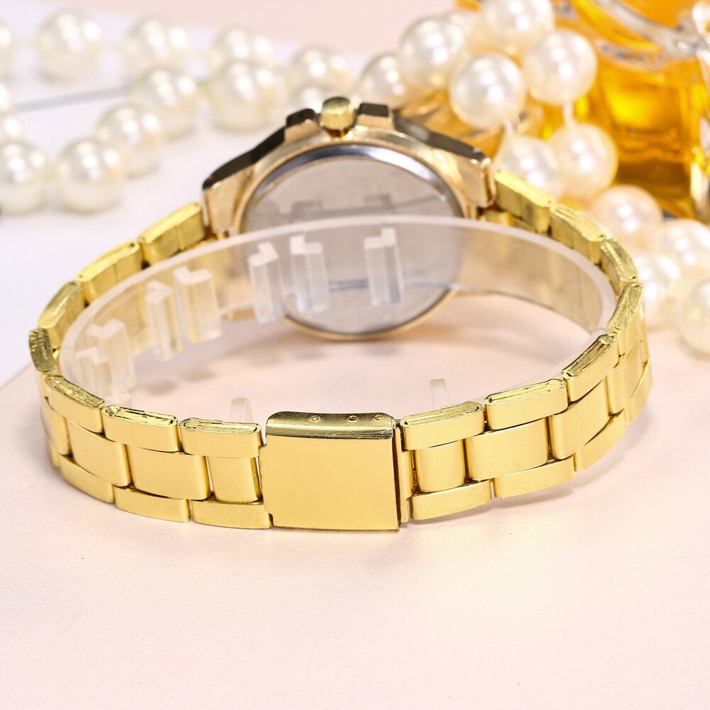 Montre femme petit cadran stijlvol dameshorloge dameshorloges gouden armband polshorloge dameskwartshorloge
