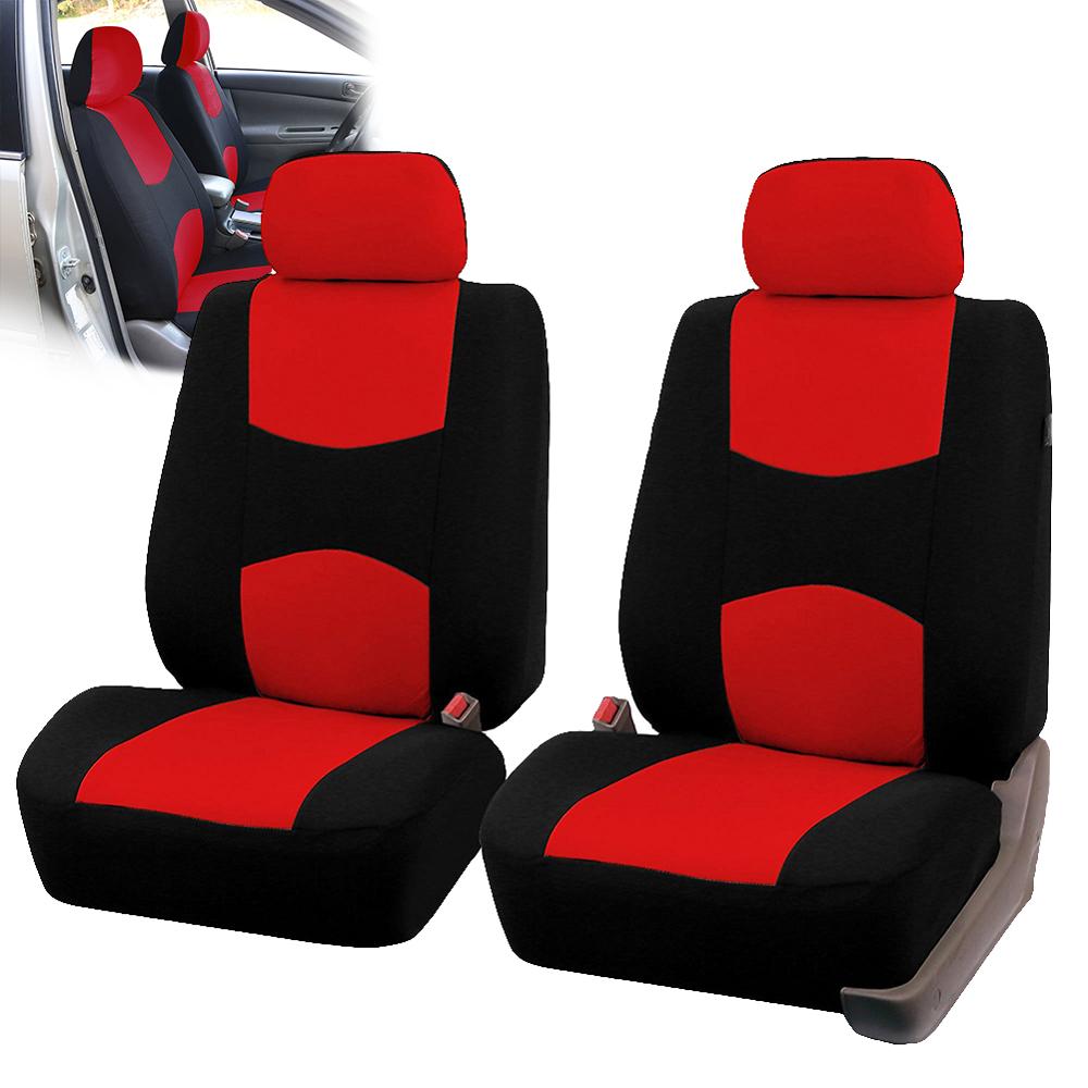 2 Sets Automobiles Stoelhoezen Volledige Auto Bekleding Universele Fit Interieur Accessoires Doek Art Car Seat Protector Auto-styling
