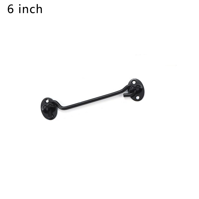 Cabin Hook Eye Door Latch ate Door Swivel Window Latch Holder Stainless Steel Cabin Shed Gate Door Latch Silent Holder Silver: 11