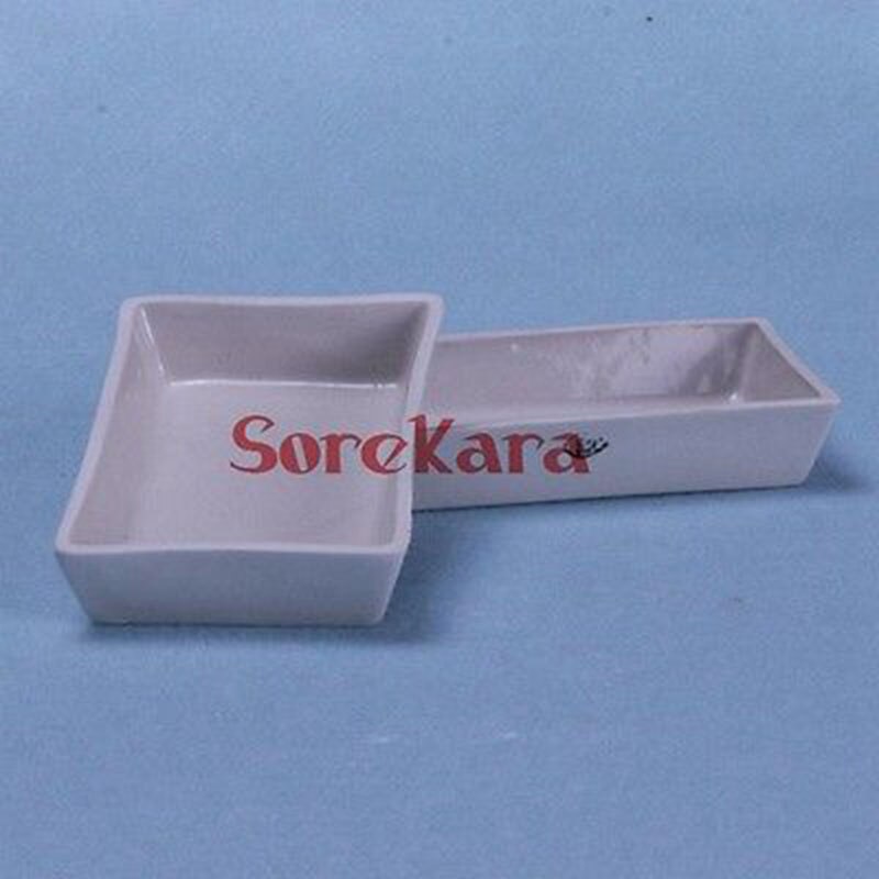 3pcs 60x30mm Porcelain Combustion Boat High Temperature Ceramic Cupel Boat Lab Use