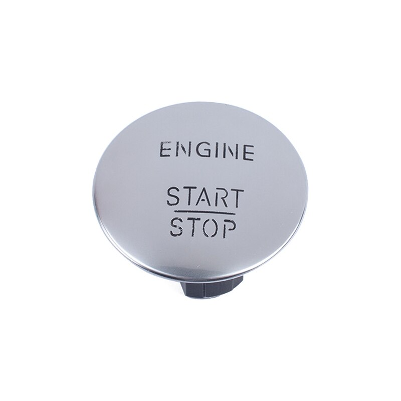 Keyless Go Start Stop Push Button Engine Ignition Switch Silver for Mercedes-Benz W164 W205 W221 W176 W166 2215450714