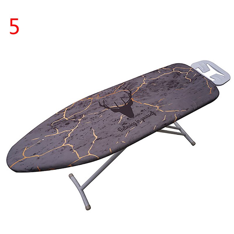Vouwen Strijkplank Cover Marmer Doek Gedrukt Strijkplank Cover Beschermende Antislip Dikke Kleurrijke Voor Thuis Cleaner Gereedschap: N5