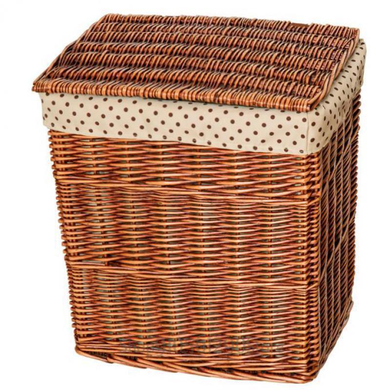 600 wiklinowy rattanowy kosz na śmieci brudny pojemnik na ubrania pudełko robić przechowywania pudełko z pokrywką wykończenie duże pudełko: 38x26x42cm  4
