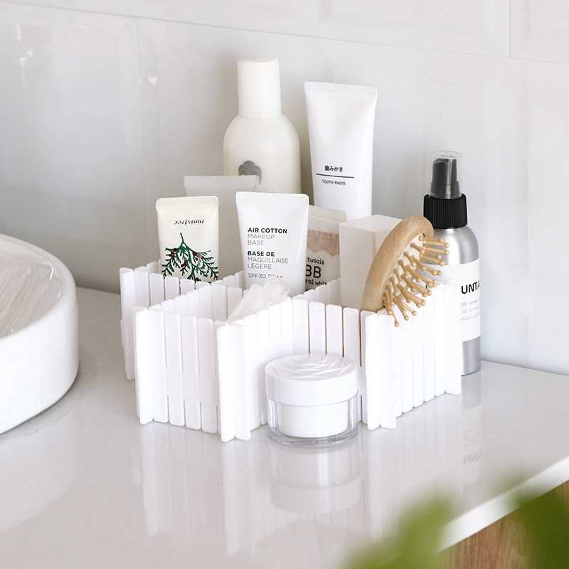 DIY Adjustable Plastic Storage Partition Board Drawer Divider Combination Partition Board Space-saving Division Organizer