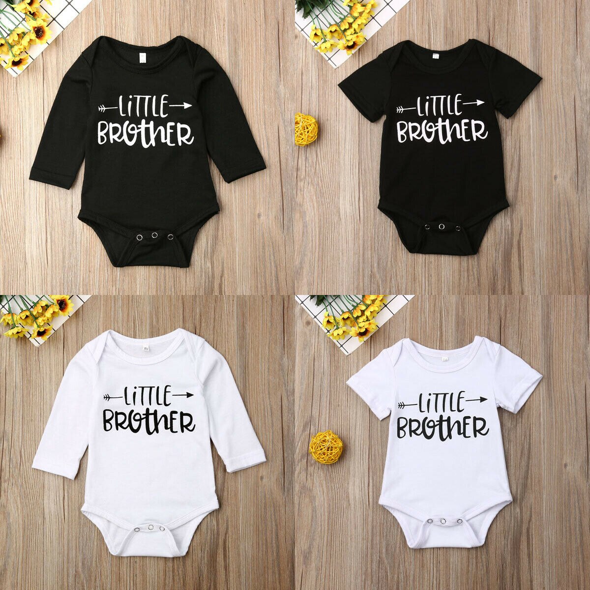 Baby Jongen Brother Brief Kleding Bodysuits Herfst Winter Jumpsuit Lange Mouwen bodysuit Voor Pasgeborenen Body Suit Baby