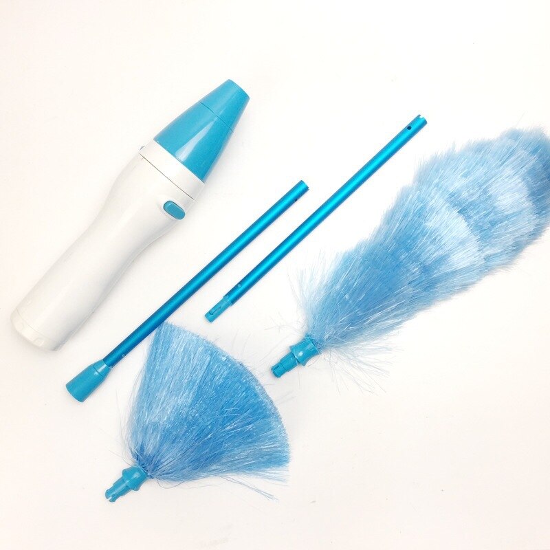 Adjustable Electric Feather Duster Dirt Dust Brush Vacuum Cleaner Blinds Furniture Window Bookshelf Cleaning Tool Brush MJ812