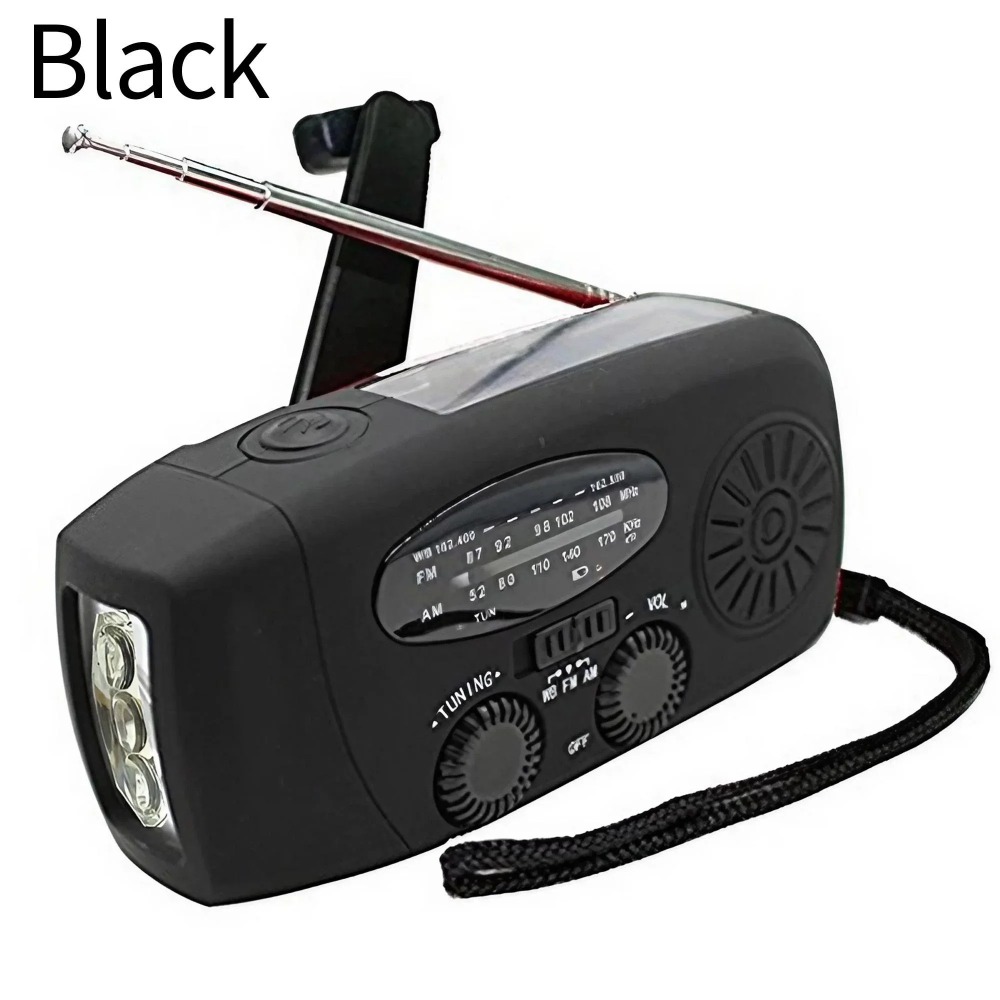 Rádio meteorológico de emergência multifuncional rádio fm am wb manivela solar carregamento usb 2000mah power bank lanterna led tocha: ROXO