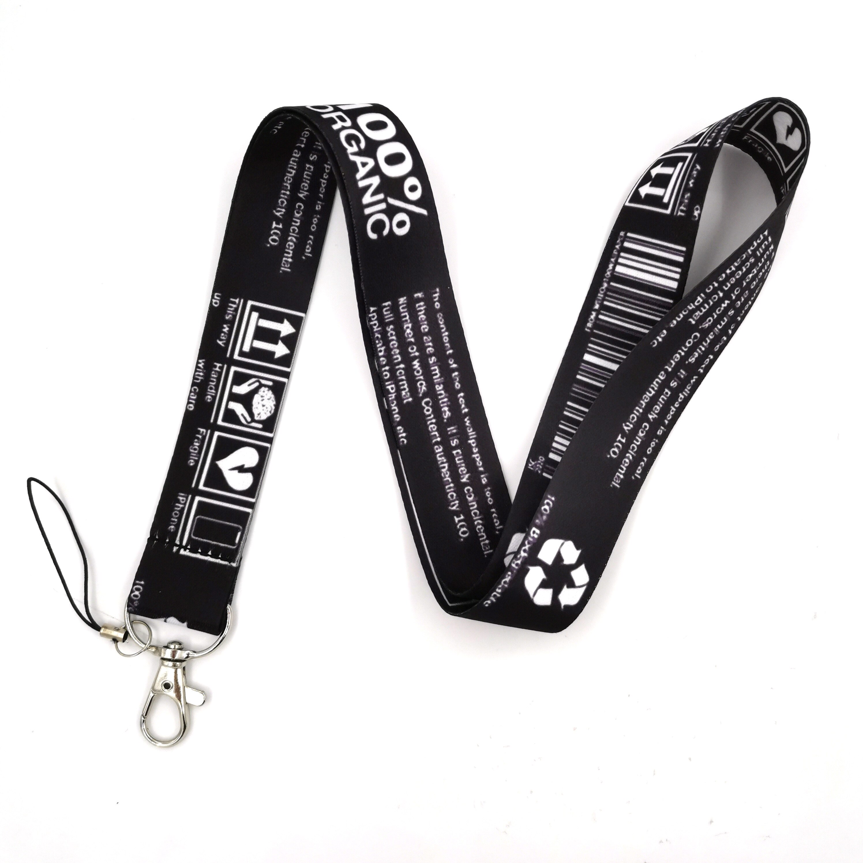 Warnung Zeichen Kühle Lanyards Keychain Für Schlüssel Ich würde Abzeichen Halfter Schlüsselring praktisch Zubehör DIY Hängen Seil