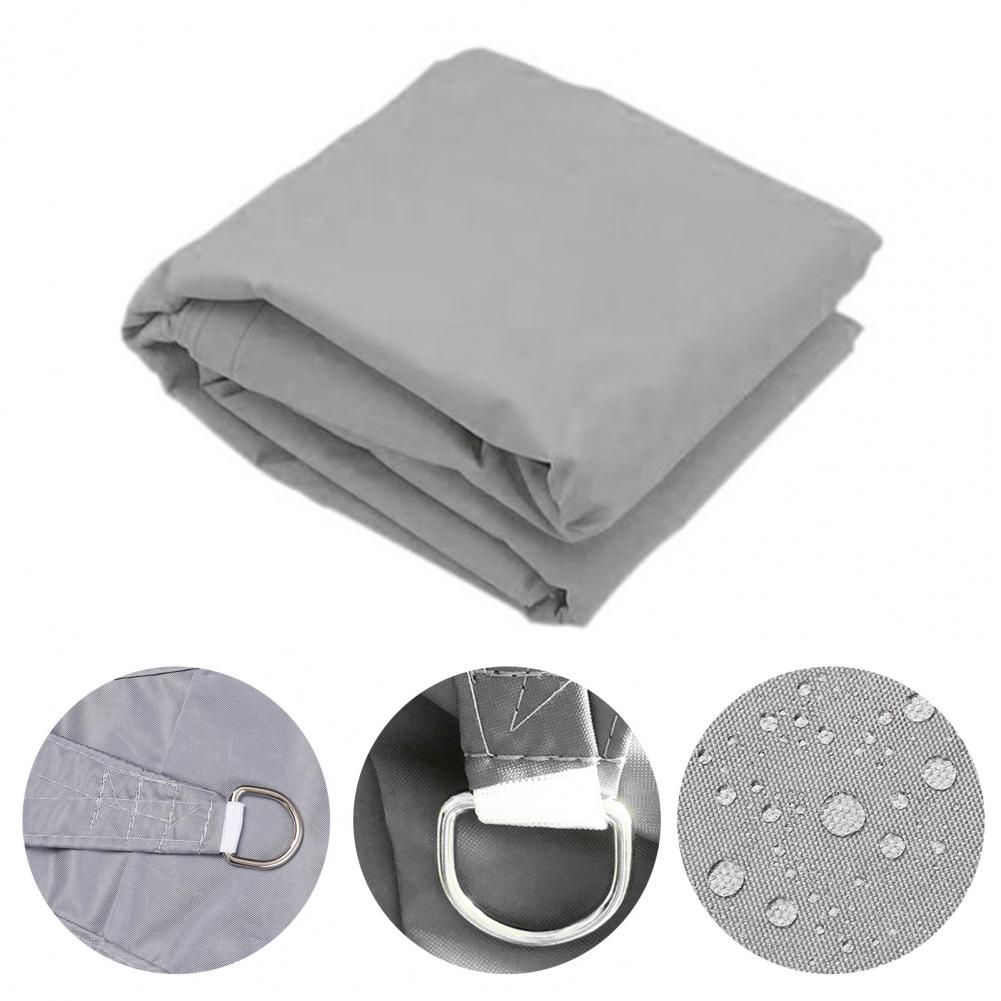 Foldable Shade Sail Sun Canopy Cover Outdoor Trilateral Garden Yard Awnings Waterproof Car Sunshade Cloth Summer