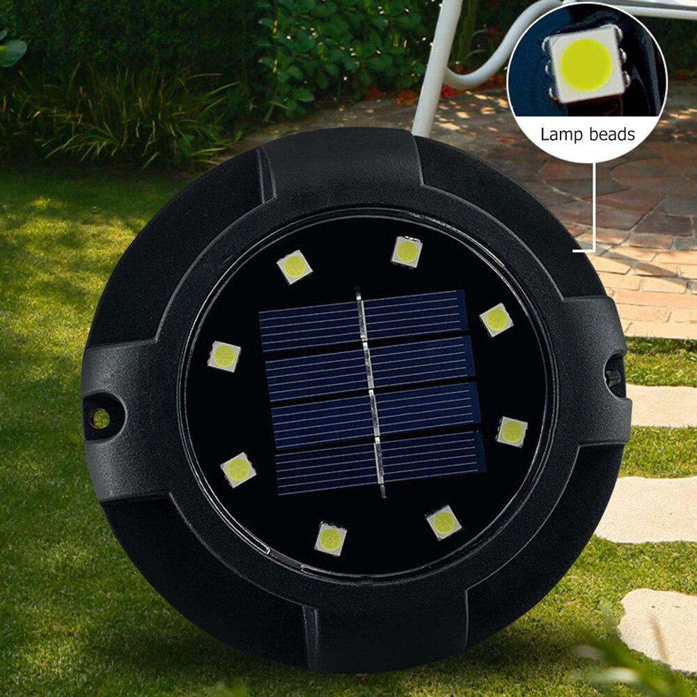 Solar Bollard Light Led Solar Stick Lights 4pcs Intelligent Control Solar Ground Lamp Lawn Yard Walkways Outdoor Light