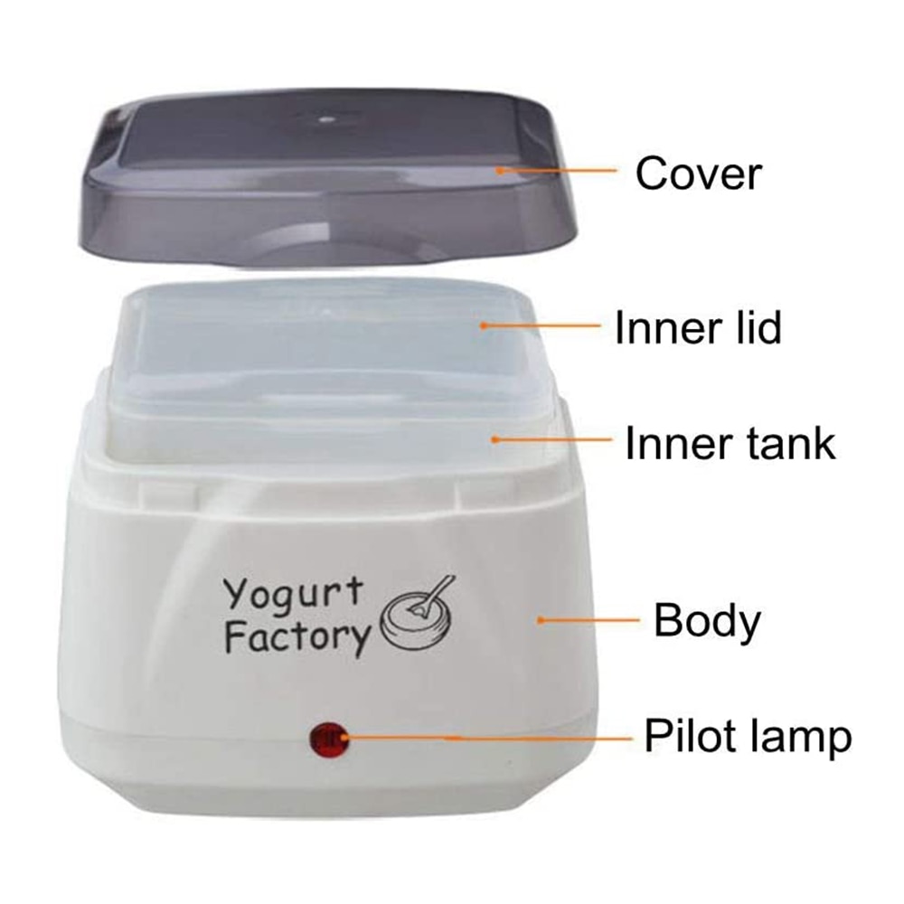 Multi 700ml Yogurt Maker Automatic Yogurt Machine Household DIY Yogurt Tools Perfect For Organic Sweetened Flavored Plain Sugar