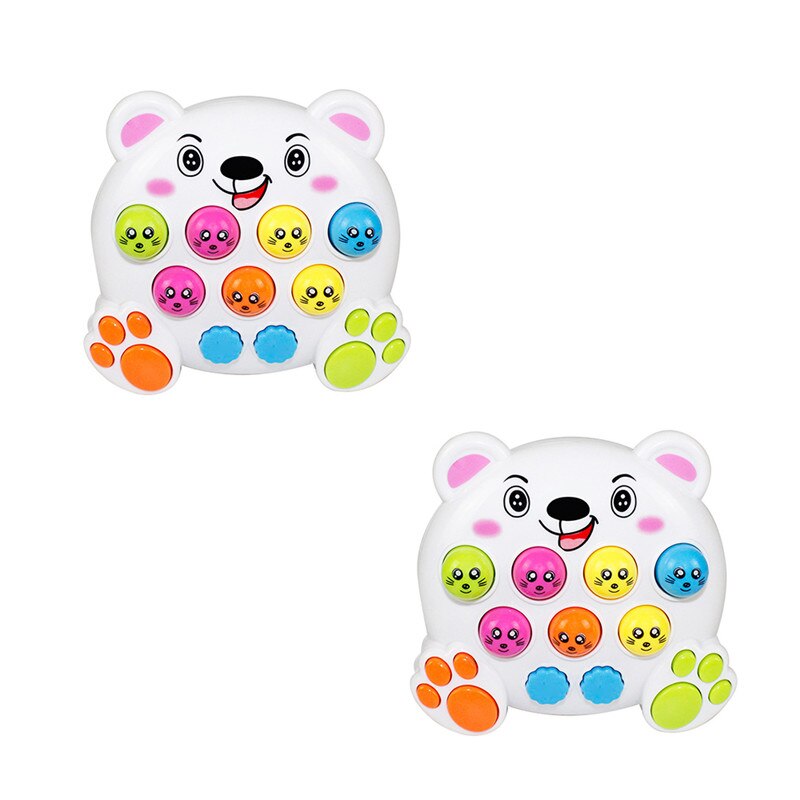 Sparkling Musical Electronic Toys Play Knock Hit Hamster Insect Game Infant Baby Educational Instrumentos Toys