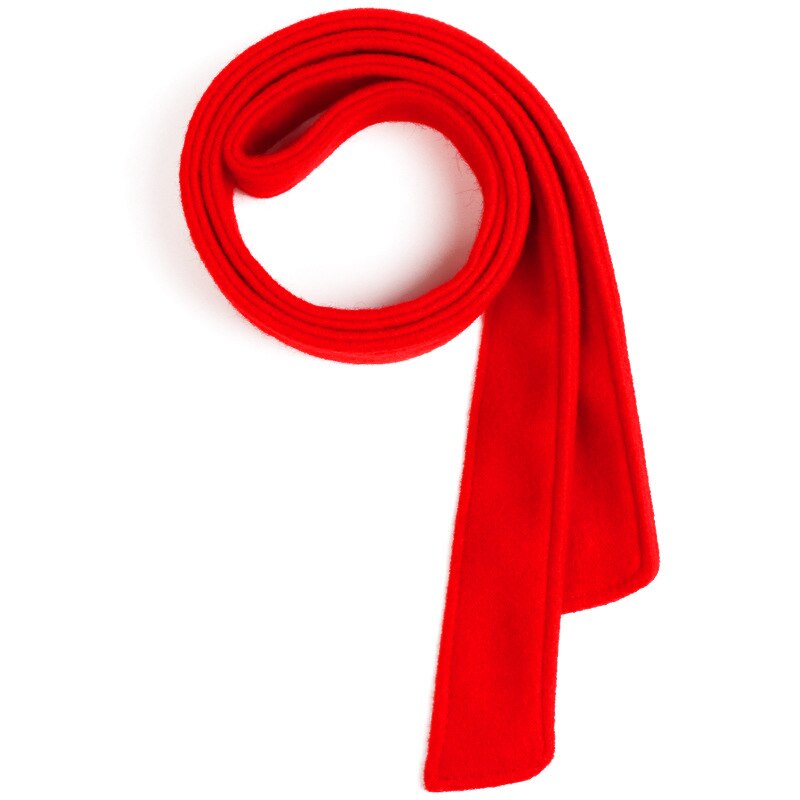 Abrigo con cinturón para señoras decorativas, cinturón ancho con doble cara para mujer, cinturones para abrigo, accesorios anudados para vestido de invierno,: Red