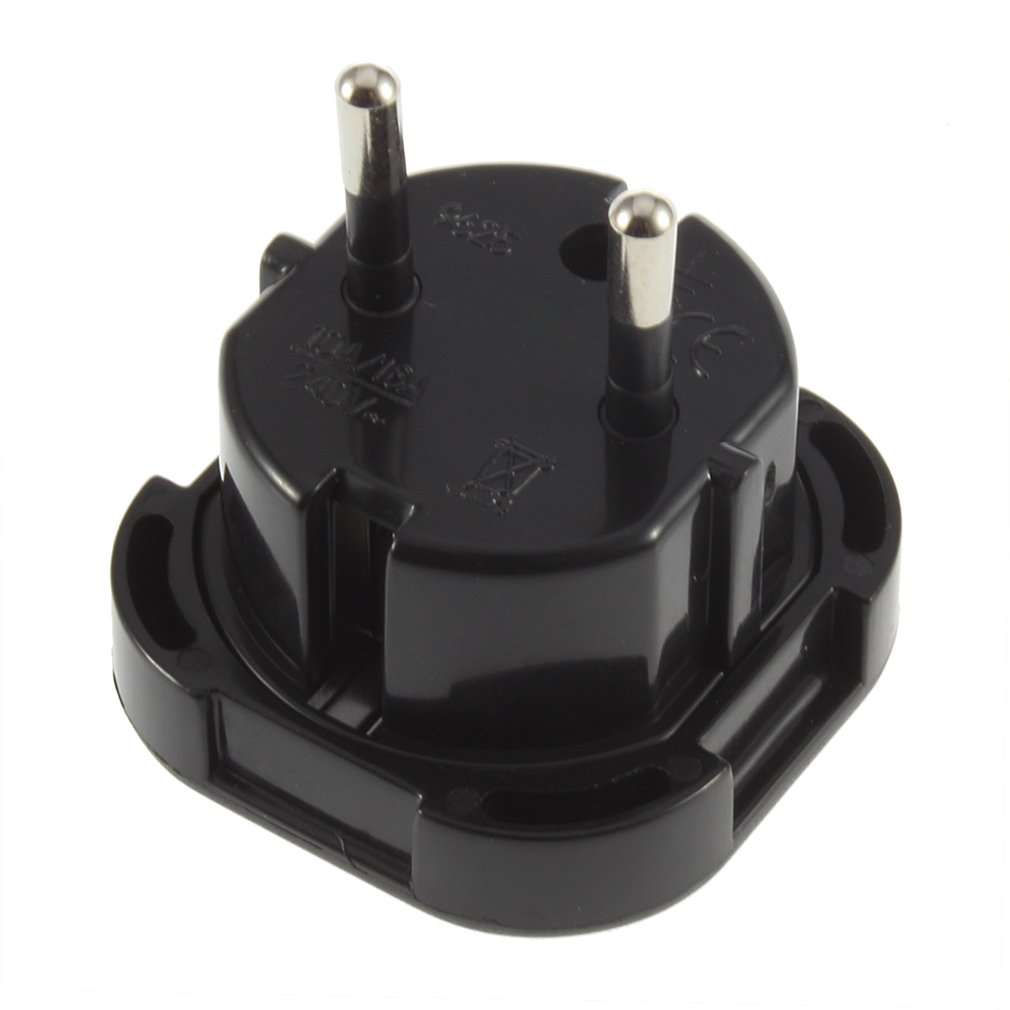 Universal 2 Pin AC Power Plug Adaptor Connector Travel Power Plug Adapter UK to EU Adaptor Converter ;