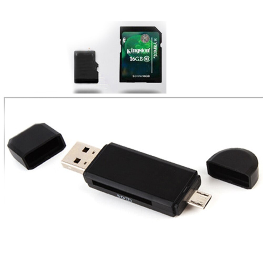 Alles-in-één geheugenkaartlezer otg micro sd/sdxc tf kaartlezer usb 2.0 mobiele kaartlezer voor pc laptop computer
