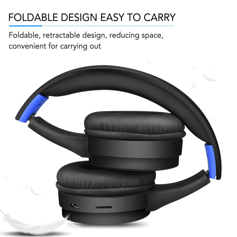 Memories Music Bluetooth earphone headphones sport Support TF card FM radio AUX with microphone best headphone wireless blue red