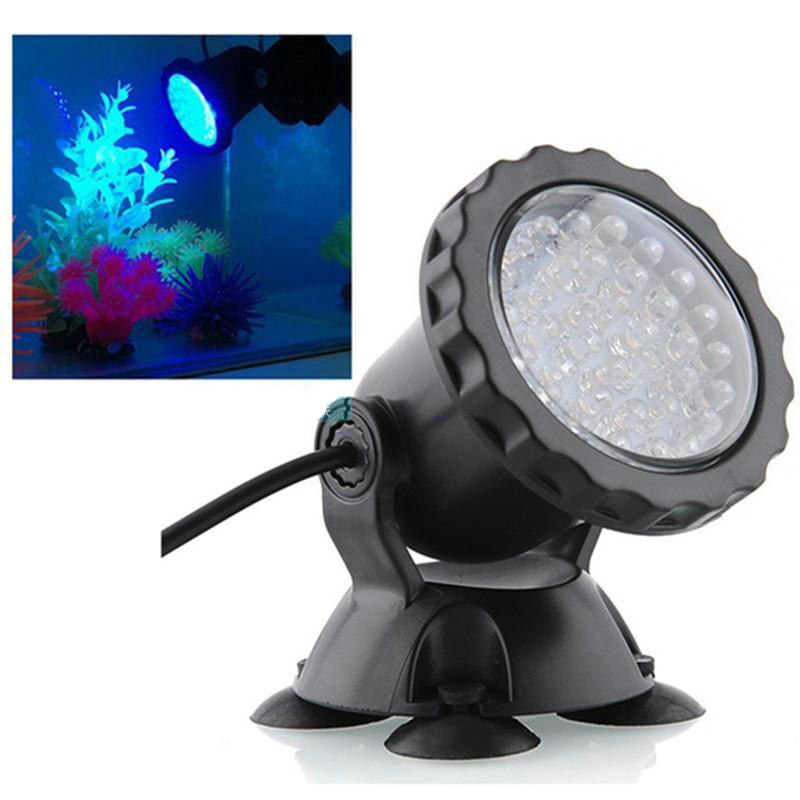 36 LED Dompelpompen Onderwater Spot Licht voor Water Vijver aquarium zwembad fontein waterdicht spotlight-BLAUW