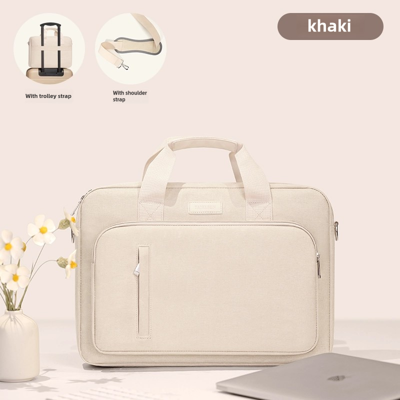Laptoptasche 13,3 14 15,6 17,3 Zoll wasserdichte Notebooktasche für MacBook Luft Profi 13 15 Computer Schulterhandtasche Aktentasche Tasche: 15-Zoll / hell Blau
