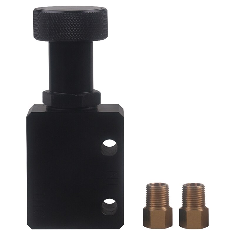 Universal Black Adjustable in Line Brake Proportioning Valve Disc Drum