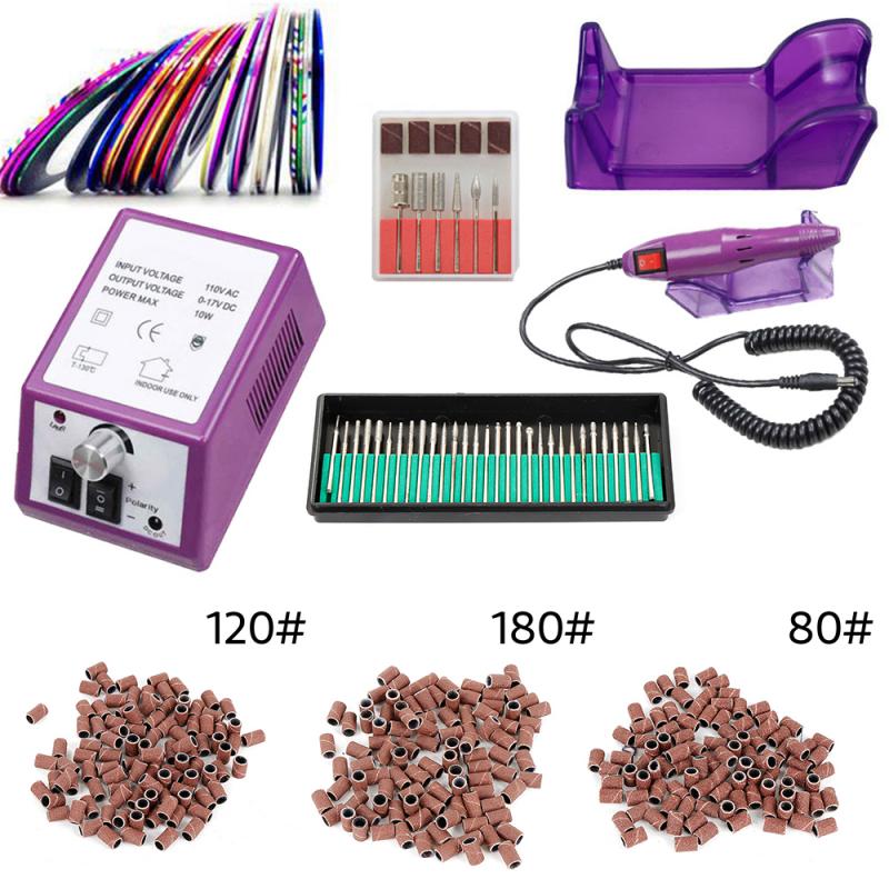 Electric Nail Drill Machine Manicure Machine Set USB Charging Mill Cutter For Manicure Nail File Pedicure Tool Nail Drill Set