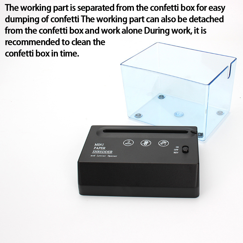 Electric Paper Shredder For Housework USB Battery Operated Portable Electric Paper Shredder USB