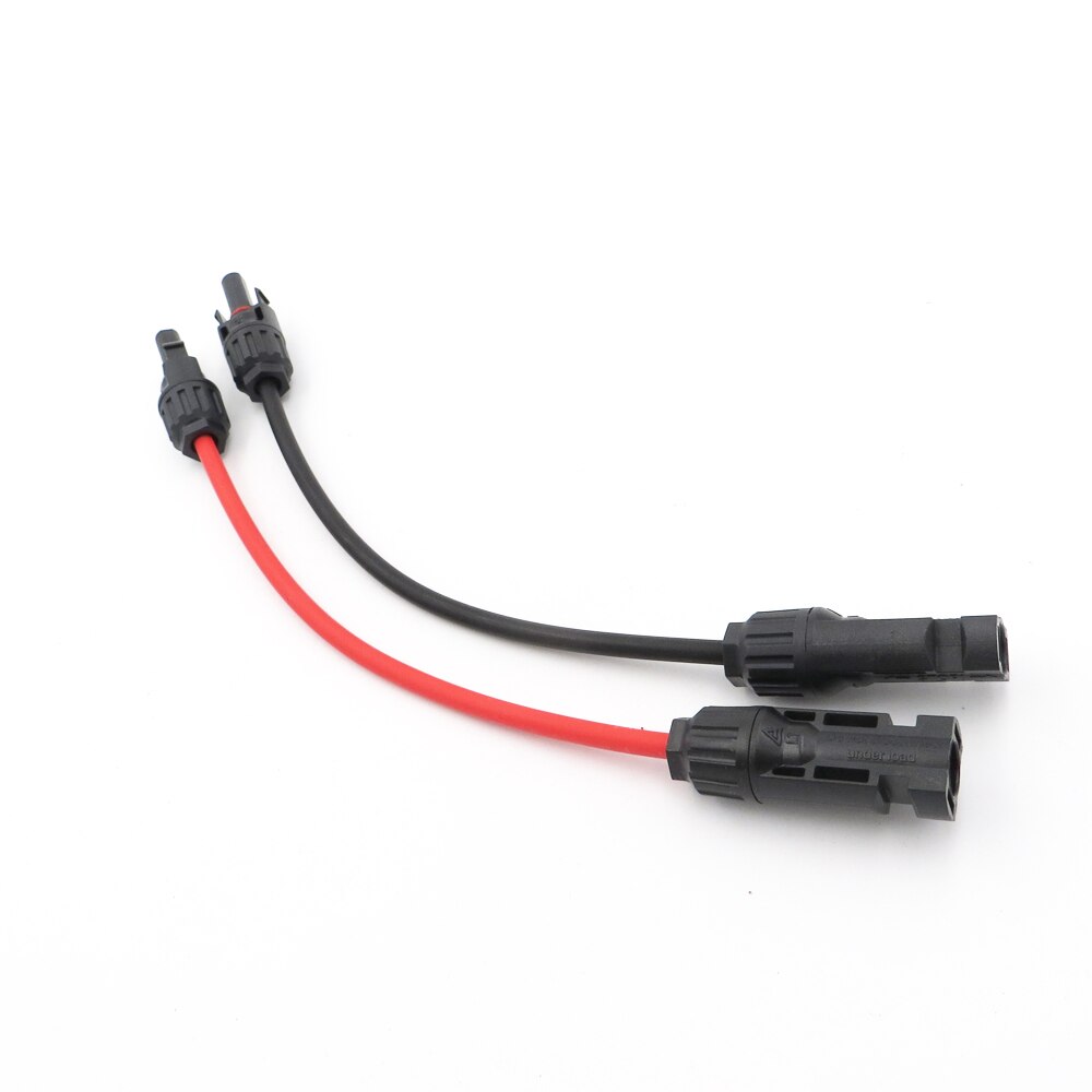 1 Paar X 6/4/2. 5mm2 Pv Kabel Koperdraad Met Pv Connector Verlengkabel 10/12/14AWG Pv Solar Connector Zonnepaneel