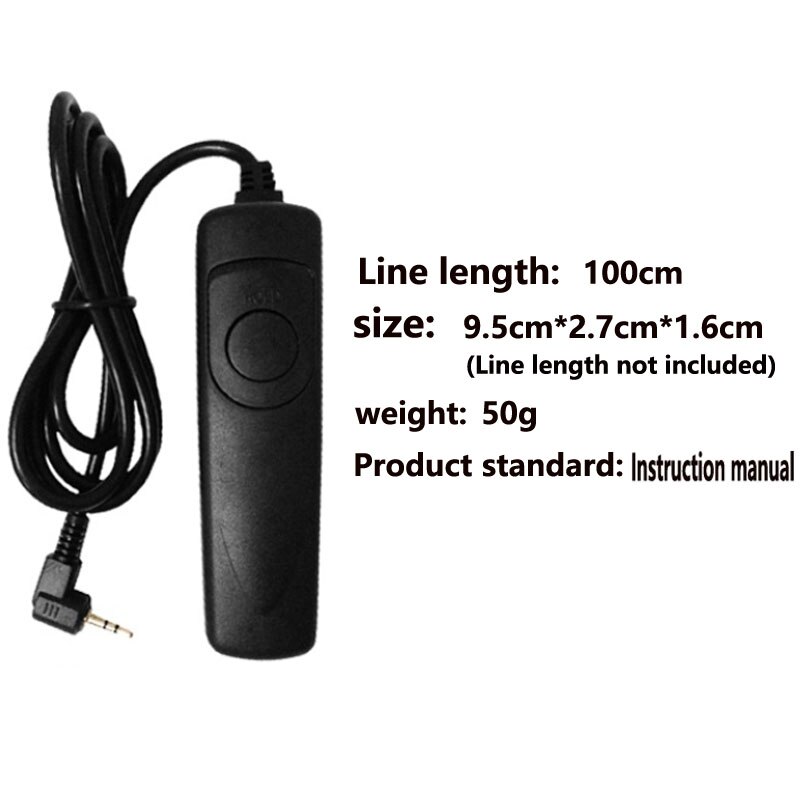 RR-100 Afstandsbediening Ontspanknop cord voor fuji film fuji X-T3 X-T30 GFX 50R 50S XT3 XT30 XT2 camera