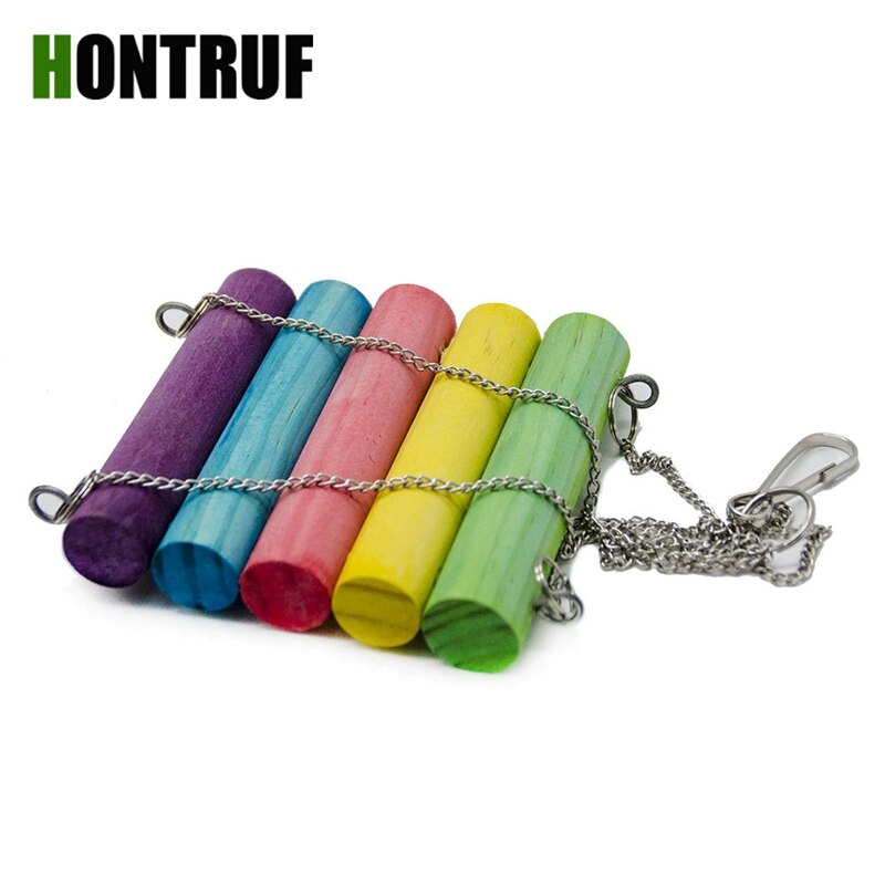 Logging Springboard Parrot Toy Squirrel Chinchillas Hamster Springboar... – Vicedeal