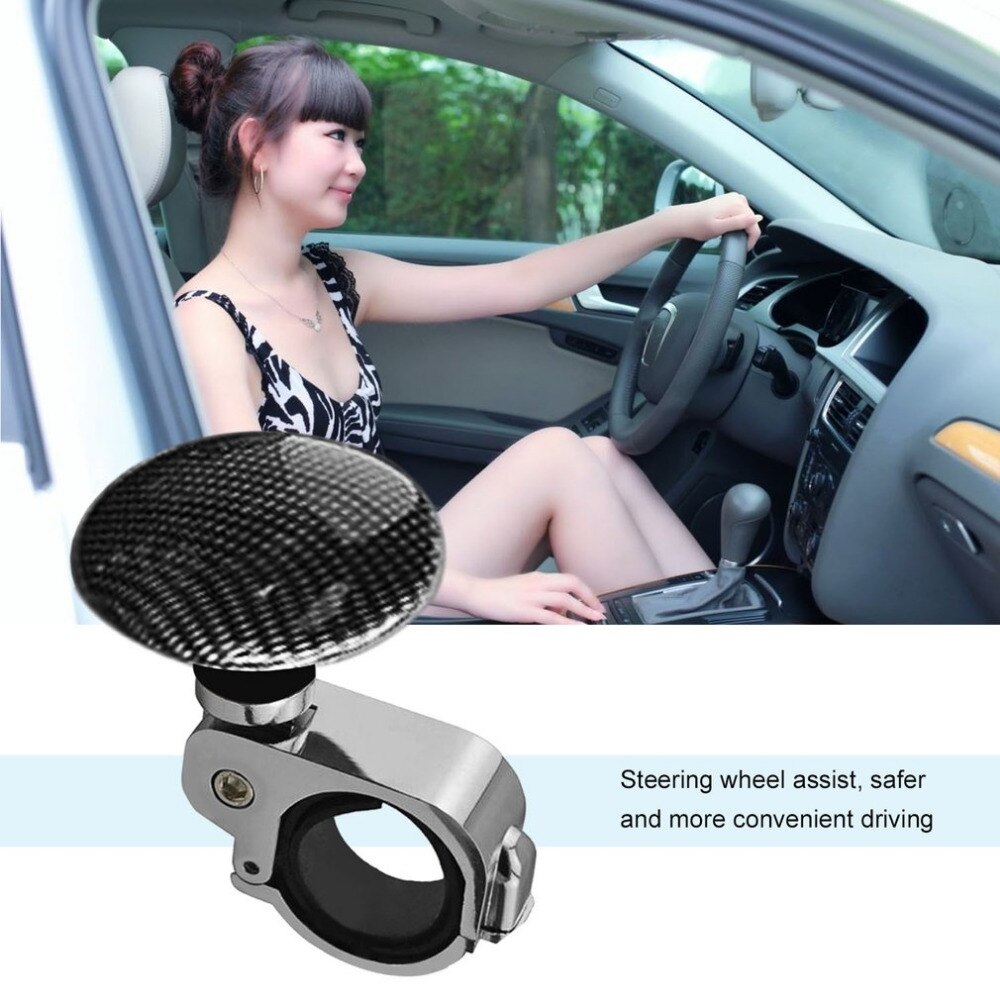 Novel2 Colors Platinum Power Handle Steering Wheel Metal Assisted Ball Booster Spin Knob Clamp Fit For Universal Cars