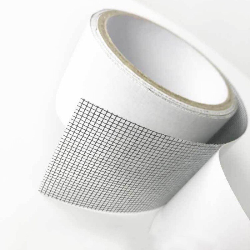 Reparatietape voor gaasschermen, zelfklevend van glasvezel, gaten afdekken voor thuis, raam, deur, horaccessoires, muggen, insecten