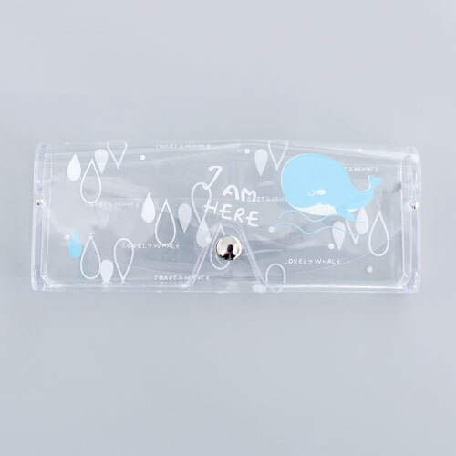 1 PCS Cartoon Cute Travel Transparent PVC Eye Glasses Cosmetic Makeup Earphone Organizer Bag Case: 10