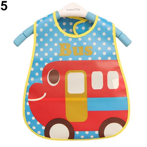 Pudococo schattige babyjongens en meisjes, kinderslabbetjes, waterdichte speekselhanddoek, cartoon slabbetje, voedingsbandana, babyverzorgingstools, slabbetjes met dierenafbeelding: Rood
