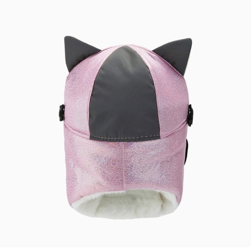 Earflap Pilot Hats and Goggles Trapper Bomber Hat Facemask Cap Bomber Hat with Full Face Ear Flap Children