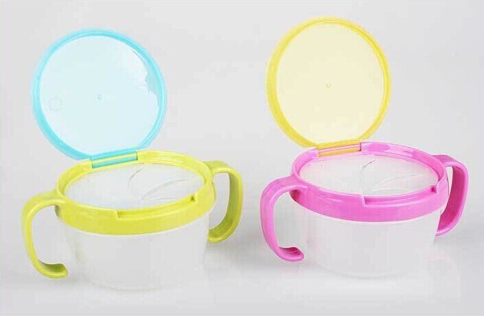 1pc Baby Food Box Anti-Spill Child Snack Food Keeper Portable Baby Food Bowl Plastic Food Storage Container Child Feed Learning