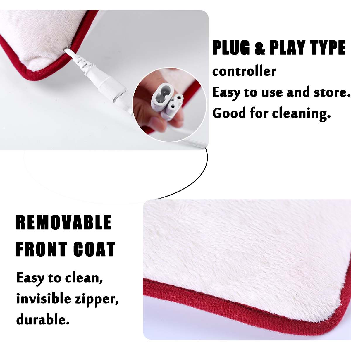 220V électrique coussin chauffant tapis chauffant couverture chauffante lit tapis pieds coussin cou dos épaule soulagement de la douleur corps maison Offic