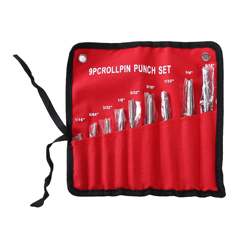 Hardened Steel Roll Pin Punch Tools Kit For Jewelers / Engineers / Carpenters DIY Craft Leather Hole Punching Tool: Default Title